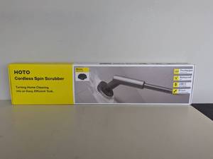 lot 4 image: HOTO CORDLESS RECHARGEABLE SPIN SCRUBBER