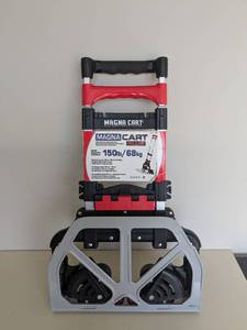 lot 6 image: NEW MAGNA CART PLUS 6 WHEEL ALUMINUM FOLDING HAND TRUCK