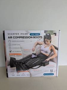 lot 19 image: SHARPER IMAGE AIR COMPRESSION BOOTS