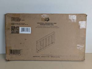lot 56 image: UNIVERSAL CONVERTIBLE CRIB TODDLER GUARD RAIL