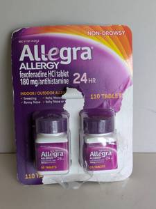 lot 91 image: ALLEGRA ALLERGY 2PK.
