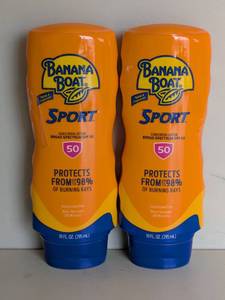 lot 96 image: (2) BANANA BOAT SPORT SUNSCREEN 50