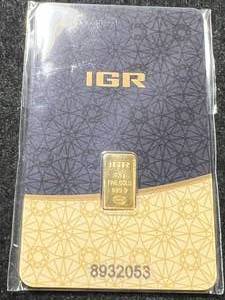 .5 GRAMS .999 FINE GOLD IGR BAR