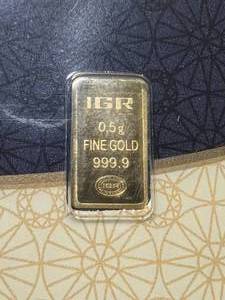 .5 GRAMS .999 FINE GOLD IGR BAR