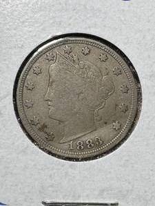 lot 18 image: 1883 NO CENTS US V NICKEL