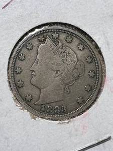 lot 42 image: 1883 NO CENTS US V NICKEL