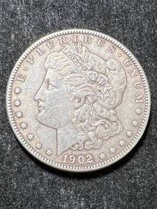 lot 45 image: 1902-O US MORGAN SILVER DOLLAR