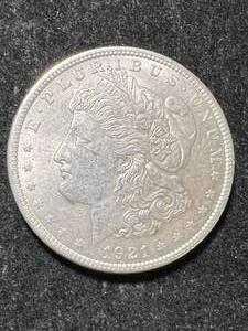 lot 50 image: 1921 US MORGAN SILVER DOLLAR