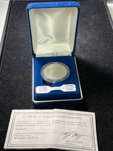 lot 72 image: 1887 US MORGAN SILVER DOLLAR IN BOX