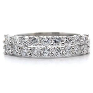 lot 12A image: 1.10 Carat diamond Split Band Ring