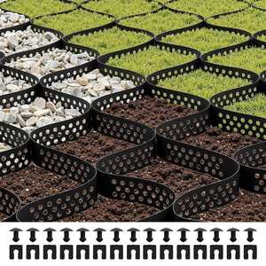 lot 51 image: (2) Gravel Grid 9 ft. W x 17 ft. L x 2 in. H Geocell Ground Grid 1885 LBS Per Sq Patio Ground Grid Paver for Slope Driveways