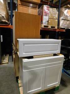 lot 114 image: Cabinet- Damaged