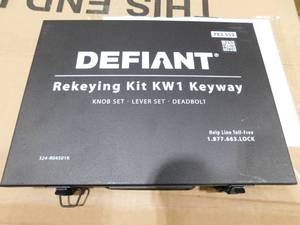 lot 134 image: Defiant Rekey Kit