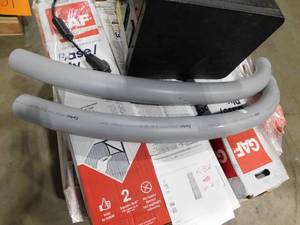 lot 146 image: (2) Carlon 3 in. 90° Schedule 40 Electrical PVC 36 in. Bend Radius Belled End Elbow (UA9FLB)