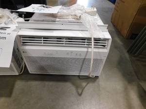 lot 195 image: LG 8,000 BTU, 115 Volts, Window Smart Air Conditioner Cools 350 sq. ft. with Remote, WiFi Enabled and Dehumidifier in White