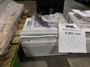 lot 196 image: LG 8,000 BTU, 115 Volts, Window Smart Air Conditioner Cools 350 sq. ft. with Remote, WiFi Enabled and Dehumidifier in White