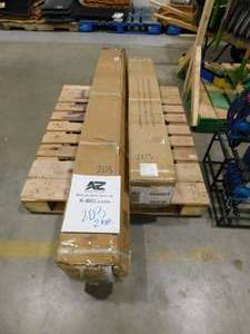 lot 203 image: 4 ft. x 50 ft. - 11.5 AW Gauge Galvanized Steel Chain Link Fence - Complete Kit