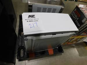 lot 217 image: 27 in. Laundry Pedestal in White with Storage Drawer
