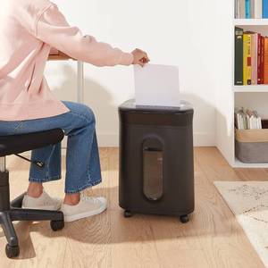 lot 15 image: AmazonBasics 15-Sheet Cross-Cut Paper CD Credit Card Shredder - Cross-Cut Mechanism for Enhanced Security, OverheatOverload Protection - Good Condition Includes Carpet Protector