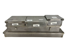 lot 26 image: $$$ Lot Of 5 Phelan Sterilization Basket Perforated Trays For Autoclaves & Ultrasonic Cleaners - Great Condition
