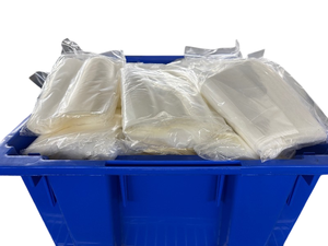 lot 48 image: Huge Lot of NEW Disposable Ziplock Plastic Bags - Resealable Easy-To-Use Zipper, Airtight Barrier to Keep Contents Fresh