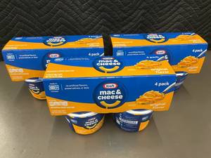 lot 30 image: KS 3 - Kraft Mac & Cheese 4-Pack Cups Bulk Lot (3 x 4-Pack, Best By 062025)