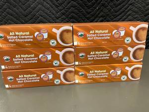 lot 357 image: Mountain High Salted Caramel Hot Chocolate 6 Boxes (24 Pods) Exp 122025