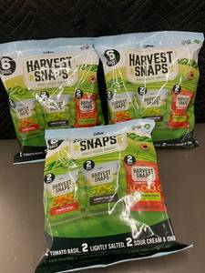 lot 373 image: TN 2 - Bulk Lot Calbee Harvest Snaps Baked Veggie Snacks Variety 3 x 6-Pack (18 Bags)