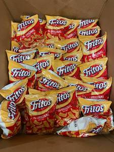lot 377 image: Bulk Lot of Fritos Original Corn Chips, 5NOV2024 Best By, Factory Sealed