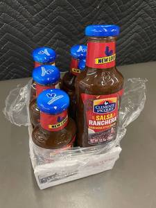 lot 460 image: 6 bottles Clemente Jacques Salsa Ranchera 12.7 oz (360g) - Best by Aug 2025