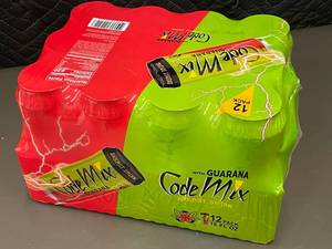 lot 495 image: WV 5 - Code Mix Energy Drink with Guarana 12-Pack 16oz Cans, Best By 05072025