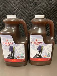 lot 507 image: BP - Sherpa Chai Spicy Chai Concentrate, Organic, 64 fl oz, Lot of 2 (Best by May 2025)