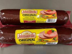 lot 600 image: Johnsonville Original Summer Sausage, 2-Pack, 20 oz Each