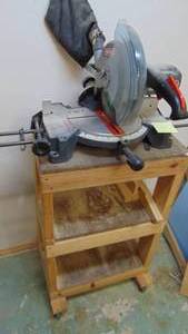 lot 10 image: Craftsman 10 Compound Miter Saw and Stand