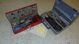 lot 25 image: Dremel Tool and Solder Gun