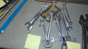 lot 134 image: Assorted Wrenchs, Some Craftsman