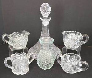 lot 66 image: Sparkling Vintage Crystal Decorative & Serving Options