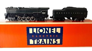 lot 31 image: Lionel Pennsylvania Steam Turbine and Tender Die-Cast Model Train Set