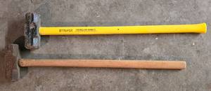 lot 137 image: Pair of Heavy Duty Sledgehammers