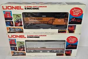lot 154 image: Pair of Lionel 0 & 027 Gauge Trains in Original Boxes