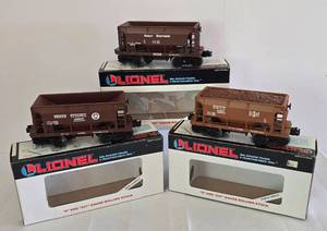 lot 190 image: Lionel 0 & 027 Gauge Rolling Stock Big Rugged Train Collection