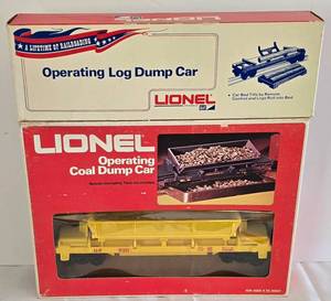 lot 198 image: Lionel Log & Coal Train Cars