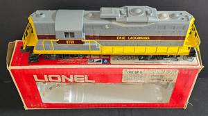 lot 231 image: Lionel Die Cast Erie Lackawana Electric Train Model 6-8759