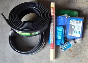 lot 286 image: Landscaping Edging, Tarps & More