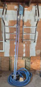 lot 290 image: Metal Pool Ladders & Pool CleaningVacuuming Accessories