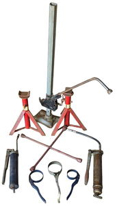 lot 300 image: Garage Tool Selection, Including Jack Stands & More