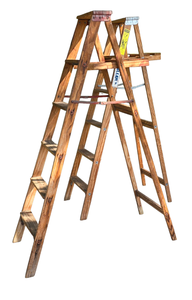 lot 17 image: Pair of 6 Foot Wooden Ladders, Including a Keller Option