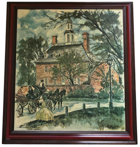 lot 12 image: Large Framed & Signed Original Oil Painting