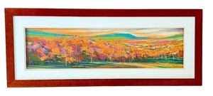Michael McKee "Aspen Fields" Original Pastel Artwork,  Framed