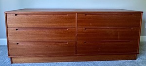 Vintage Tørring Danish Teak 6-Drawer Dresser